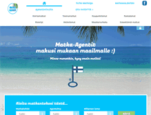 Tablet Screenshot of matka-agentit.fi